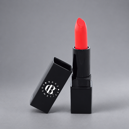 BaszCosmetics Red Flag Matte Lipstick in Coral Warning