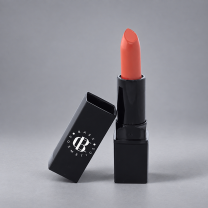 BaszCosmetics Peach Please Lipstick in Terracotta Crush
