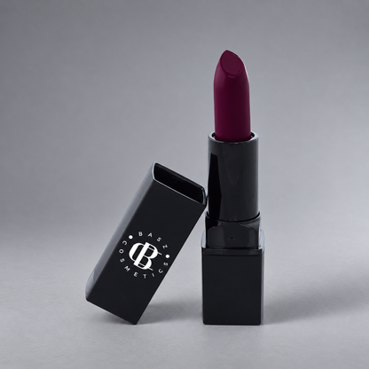 BaszCosmetics Red Flag Matte Lipstick in Burgundy Blocked