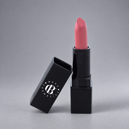 BaszCosmetics Golden Hour Satin Lipstick in Rosy Outlook