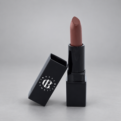 BaszCosmetics Golden Hour Satin Lipstick in Mauve Dusk