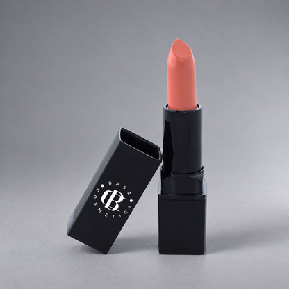 BaszCosmetics Bronze Era Satin Lipstick in Peach Glow
